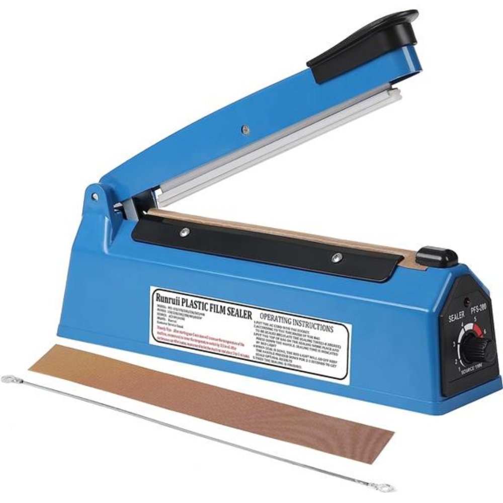 Impulse Heat Sealer Manual Bag Sealer Heat Sealing Machine 12Inch Impulse Sealer